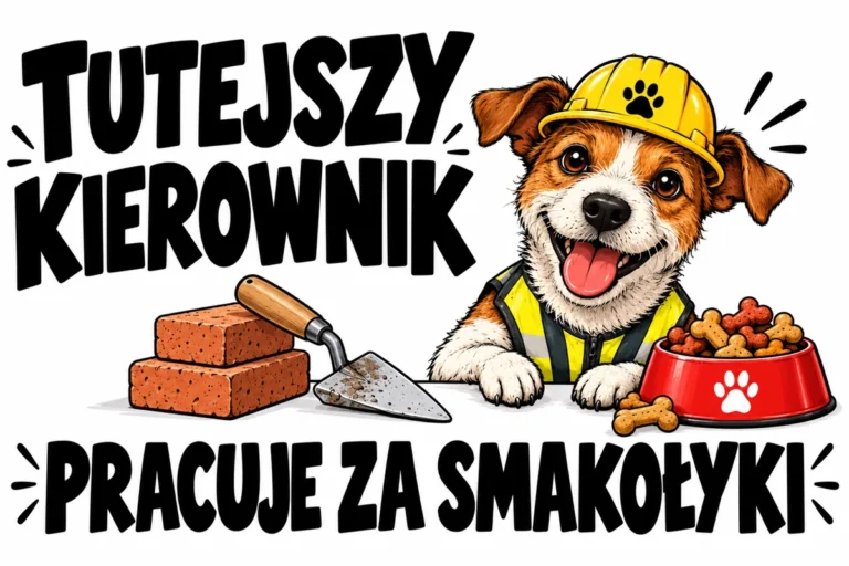 TUTEJSZY KIEROWNIK — PRACUJE ZA SMAKOŁYKI | tabliczka Bogler 30 × 20 cm