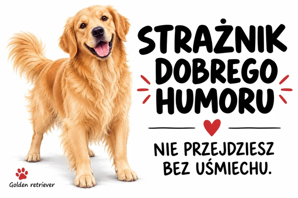 STRAŻNIK DOBREGO HUMORU — NIE PRZEJDZIESZ BEZ UŚMIECHU. | tabliczka Bogler 30 × 20 cm