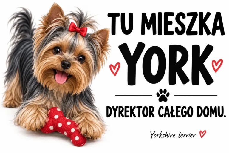 TU MIESZKA YORK — DYREKTOR CAŁEGO DOMU. | tabliczka Bogler 30 × 20 cm
