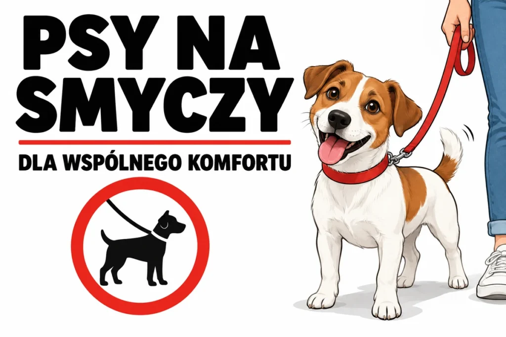 PSY NA SMYCZY — DLA WSPÓLNEGO KOMFORTU | tabliczka Bogler 30 × 20 cm