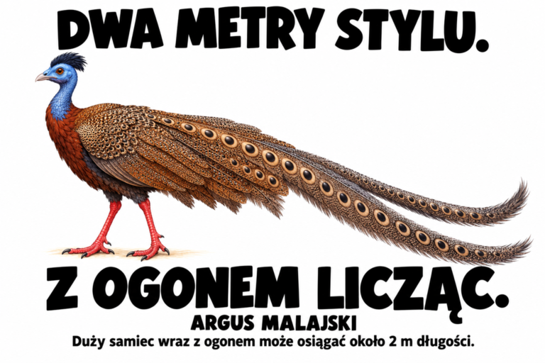 Argus malajski — DWA METRY STYLU