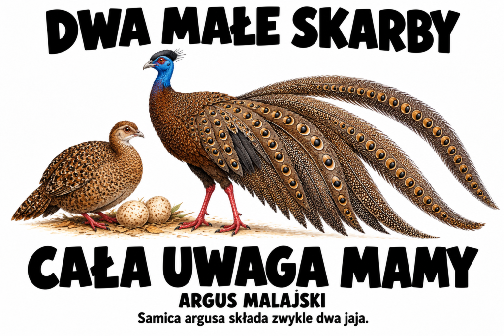 Argus malajski — DWA MAŁE SKARBY