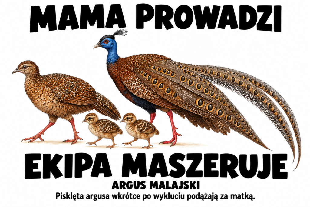 Argus malajski — MAMA PROWADZI