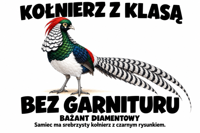 Bażant diamentowy — KOŁNIERZ Z KLASĄ