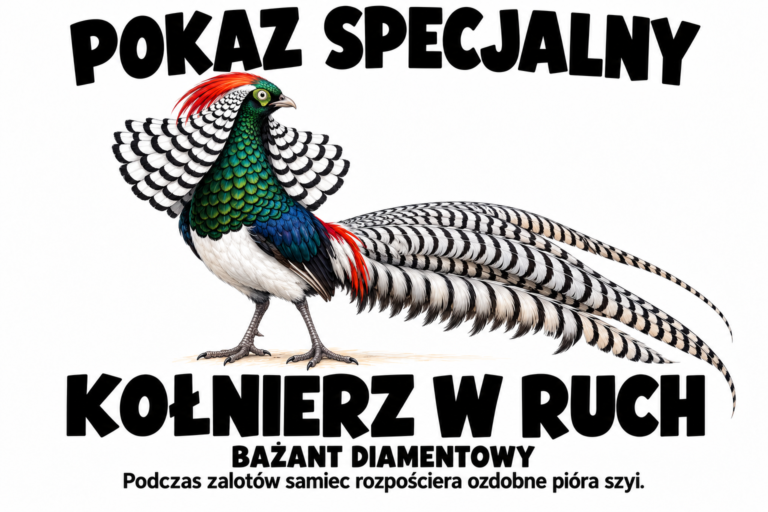 Bażant diamentowy — POKAZ SPECJALNY