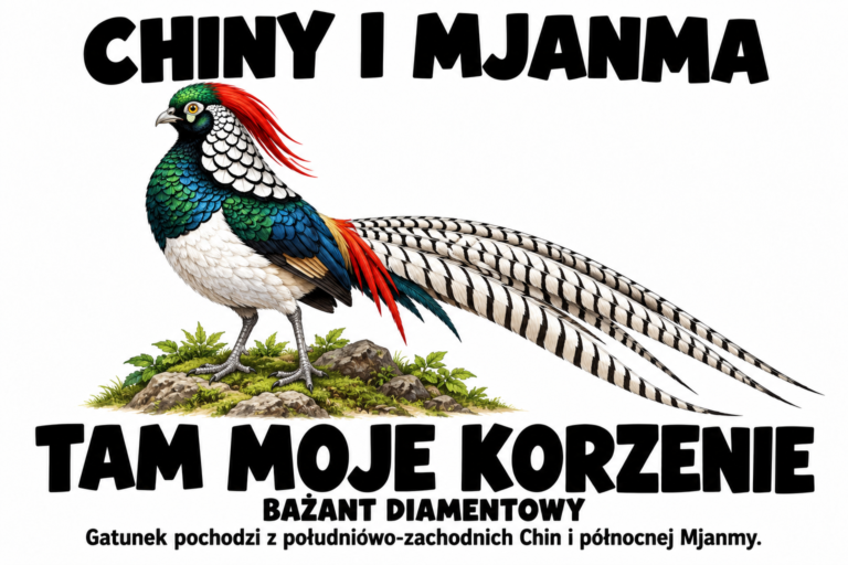 Bażant diamentowy — CHINY I MJANMA