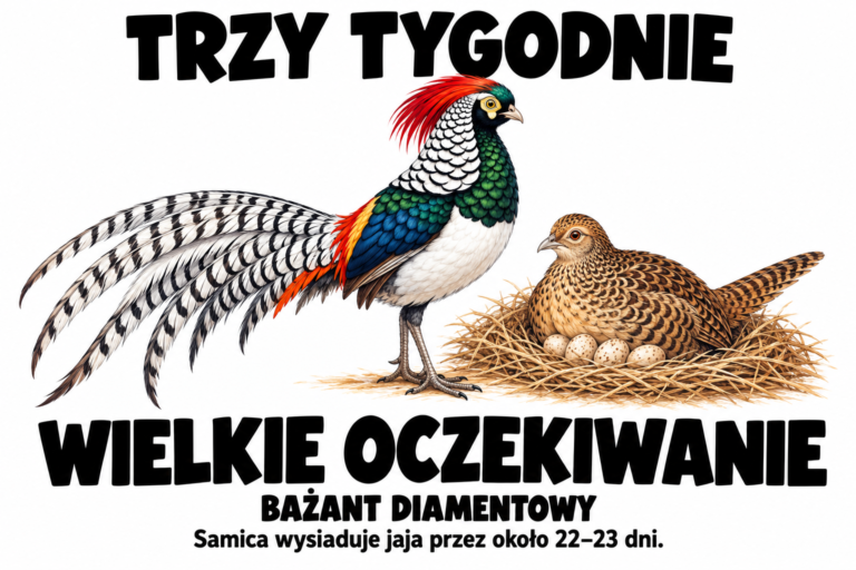 Bażant diamentowy — TRZY TYGODNIE