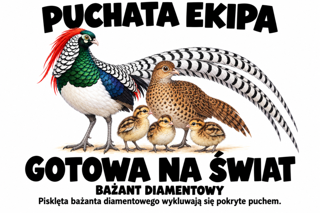 Bażant diamentowy — PUCHATA EKIPA