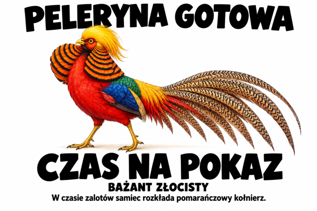 Bażant złocisty — PELERYNA GOTOWA