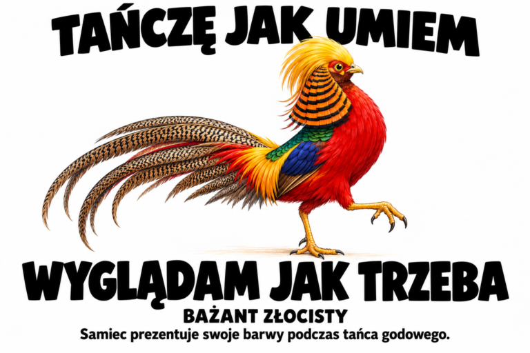 Bażant złocisty — TAŃCZĘ JAK UMIEM