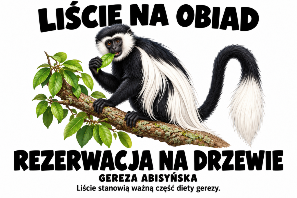 Gereza abisyńska — LIŚCIE NA OBIAD