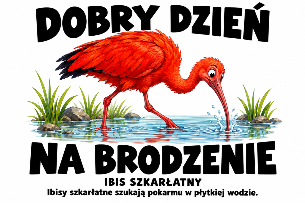 Ibis szkarłatny — DOBRY DZIEŃ