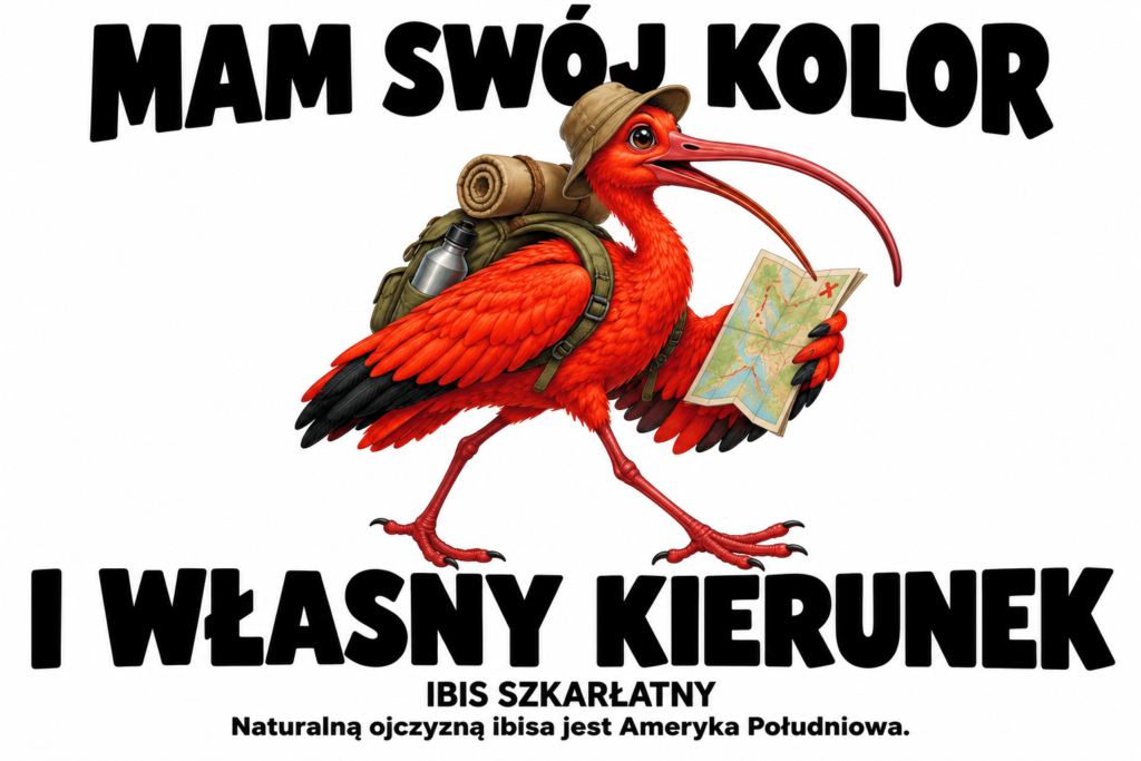 Ibis szkarłatny — MAM SWÓJ KOLOR