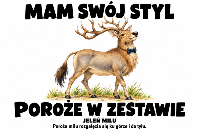 Jeleń milu — MAM SWÓJ STYL
