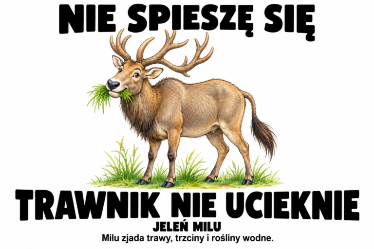 Jeleń milu — NIE SPIESZĘ SIĘ