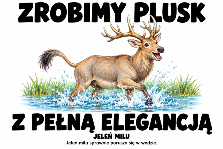Jeleń milu — ZROBIMY PLUSK