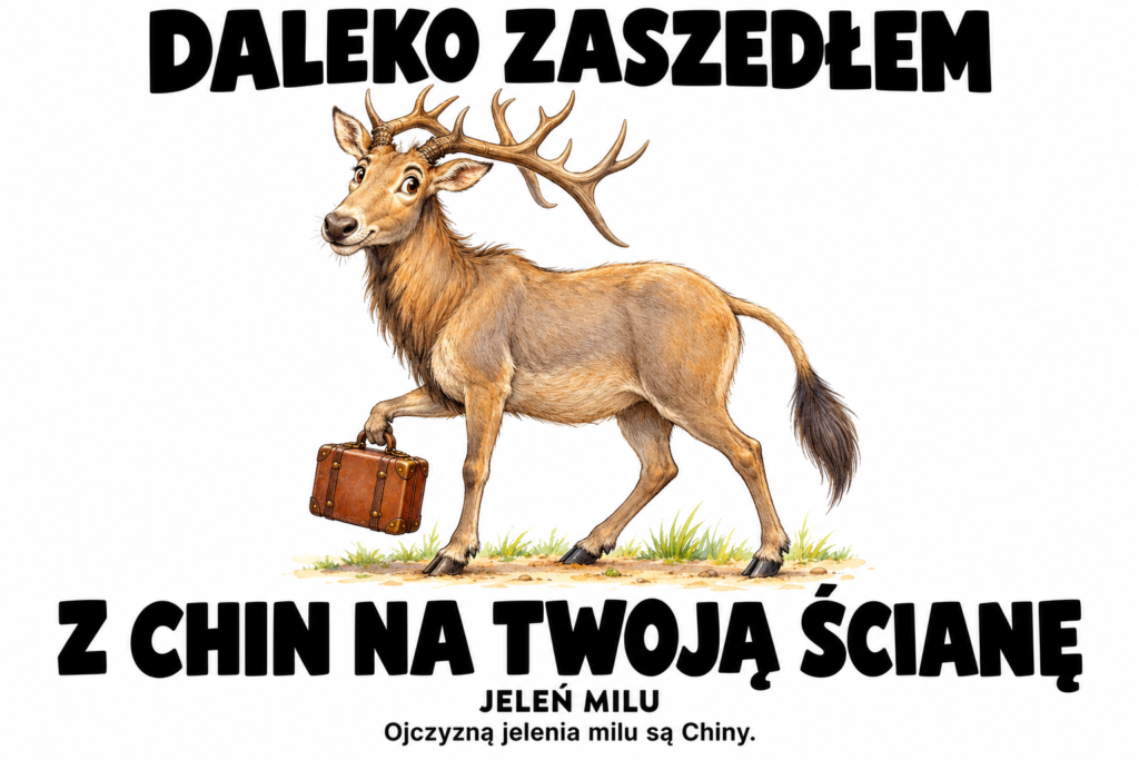 Jeleń milu — DALEKO ZASZEDŁEM