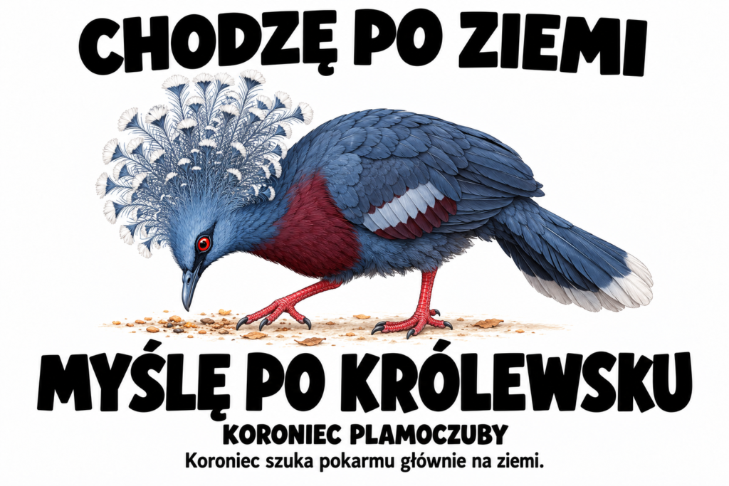 Koroniec plamoczuby — CHODZĘ PO ZIEMI