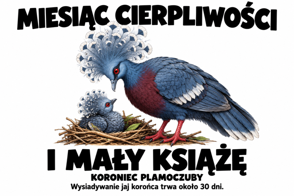 Koroniec plamoczuby — MIESIĄC CIERPLIWOŚCI
