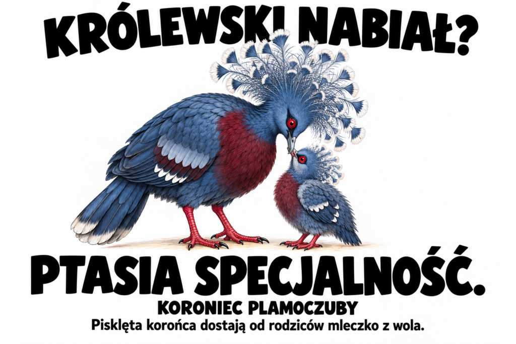 Koroniec plamoczuby — KRÓLEWSKI NABIAŁ?