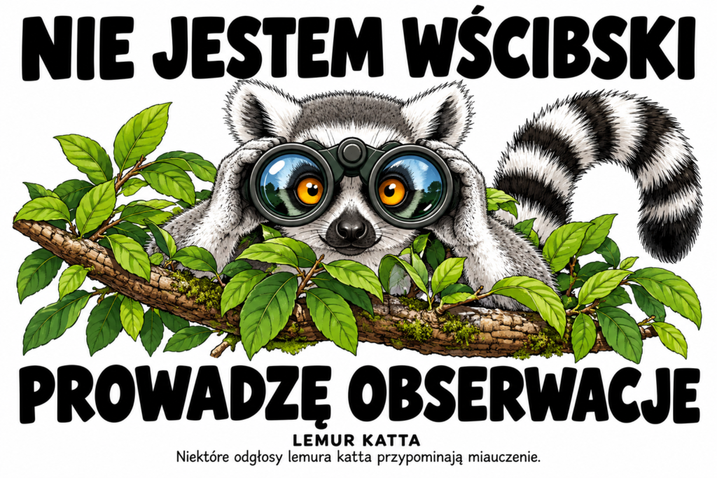 Lemur katta — NIE JESTEM WŚCIBSKI