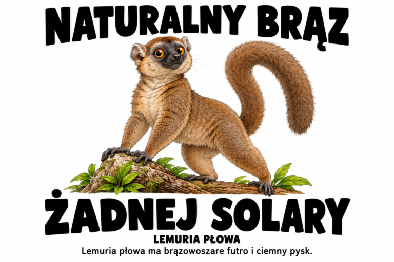 Lemuria płowa — NATURALNY BRĄZ