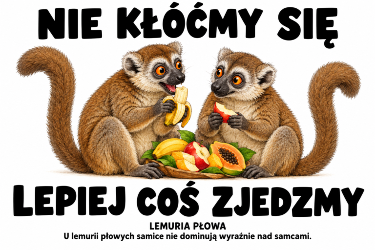 Lemuria płowa — NIE KŁÓĆMY SIĘ