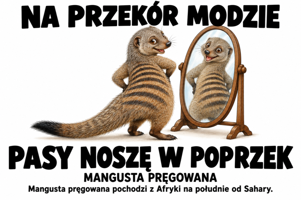 Mangusta pręgowana — NA PRZEKÓR MODZIE