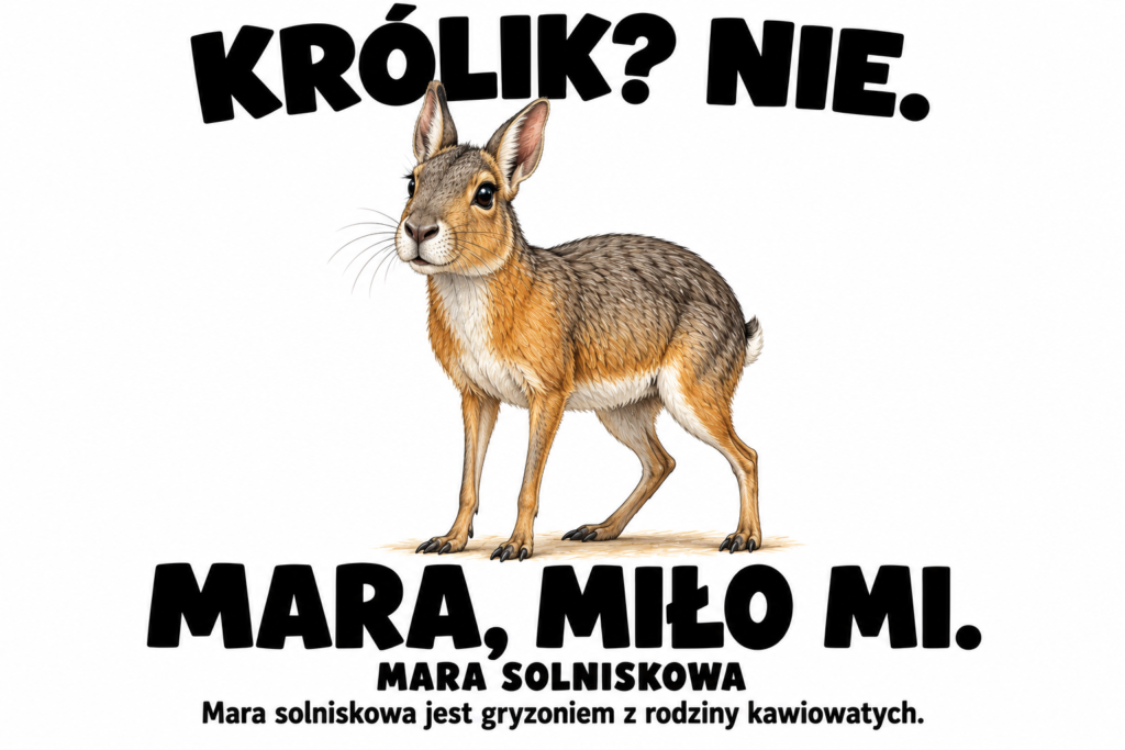 Mara solniskowa — KRÓLIK? NIE