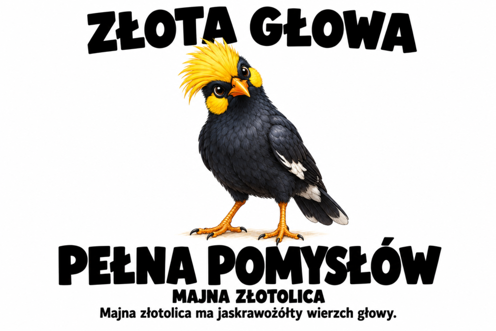 Majna złotolica — ZŁOTA GŁOWA
