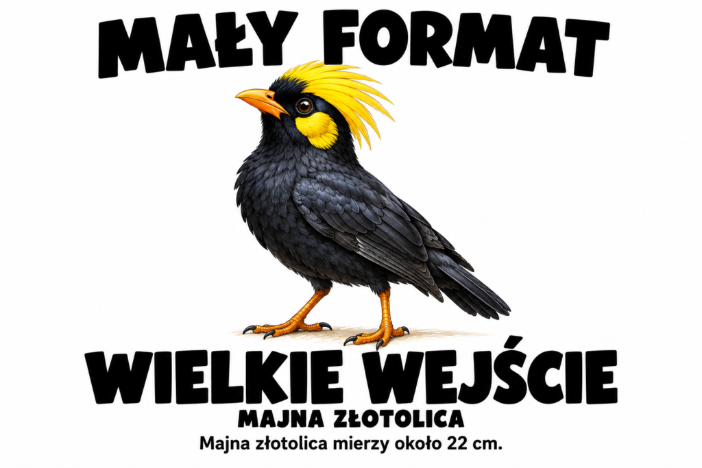 Majna złotolica — MAŁY FORMAT