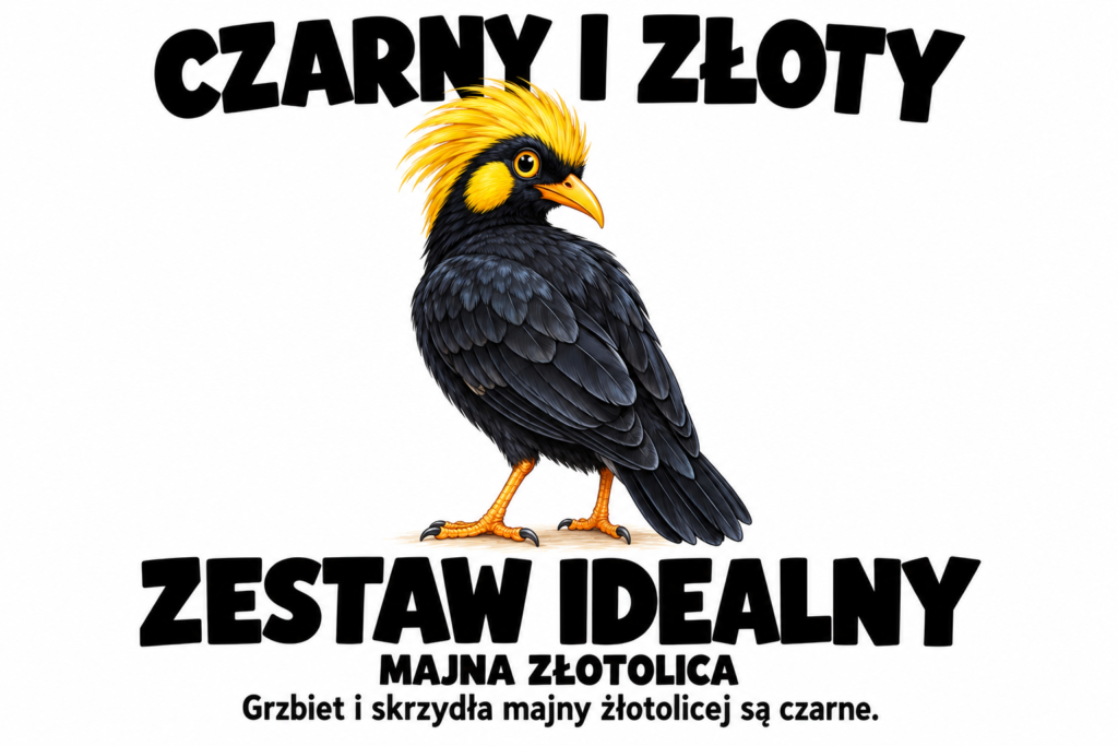 Majna złotolica — CZARNY I ZŁOTY