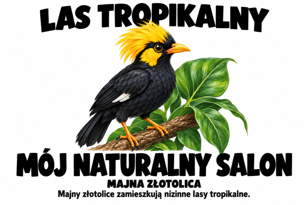 Majna złotolica — LAS TROPIKALNY