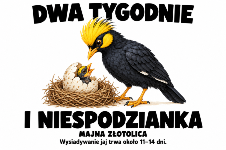 Majna złotolica — DWA TYGODNIE