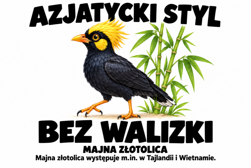 Majna złotolica — AZJATYCKI STYL