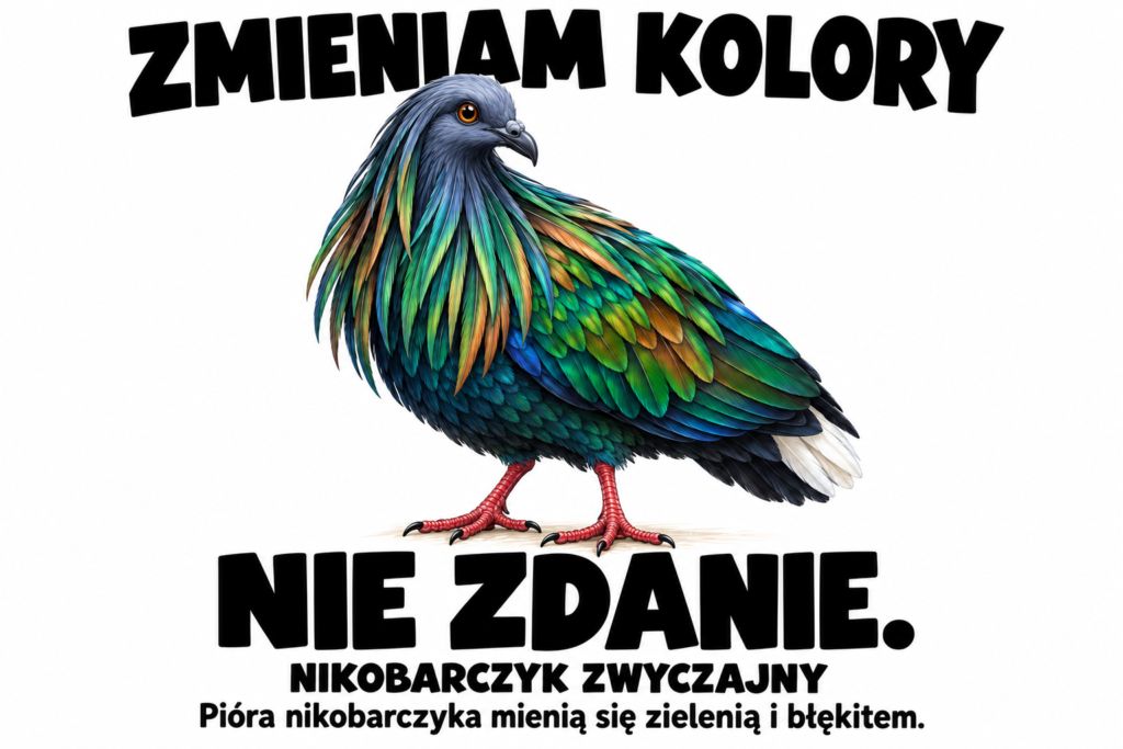 Nikobarczyk zwyczajny — ZMIENIAM KOLORY