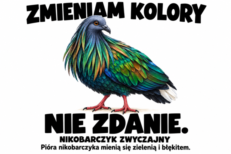 Nikobarczyk zwyczajny — ZMIENIAM KOLORY
