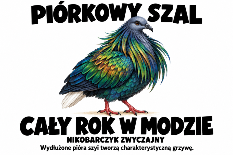 Nikobarczyk zwyczajny — PIÓRKOWY SZAL