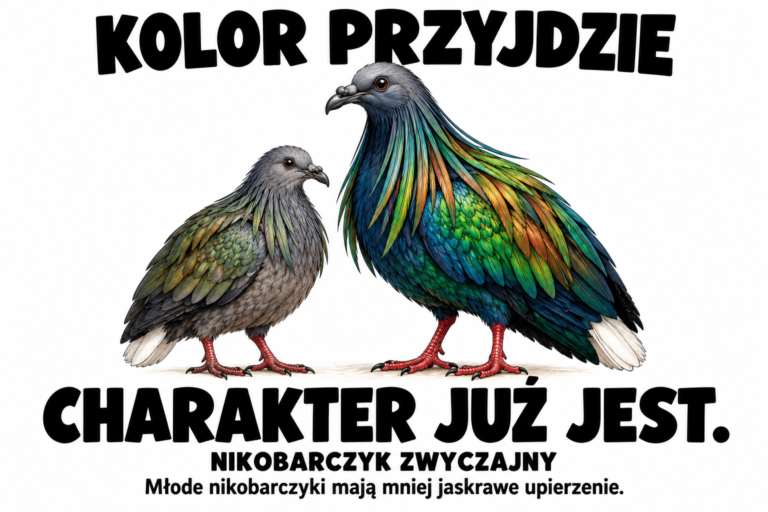 Nikobarczyk zwyczajny — KOLOR PRZYJDZIE