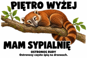 Ostronos rudy — PIĘTRO WYŻEJ
