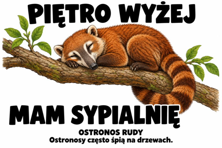 Ostronos rudy — PIĘTRO WYŻEJ