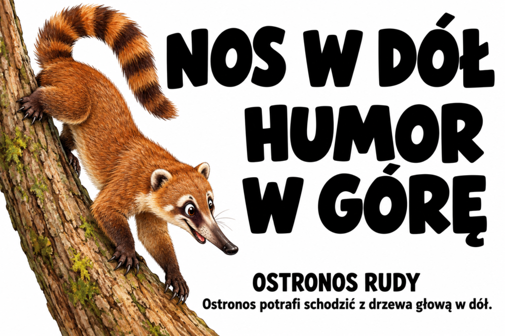 Ostronos rudy — NOS W DÓŁ