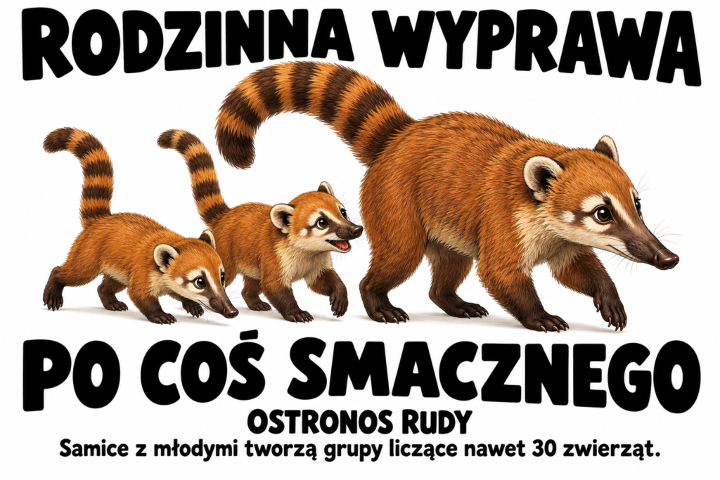 Ostronos rudy — RODZINNA WYPRAWA