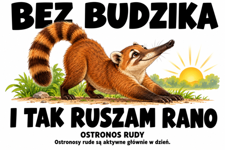 Ostronos rudy — BEZ BUDZIKA