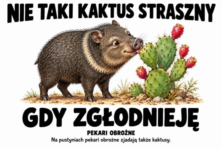 Pekari obrożne — NIE TAKI KAKTUS STRASZNY