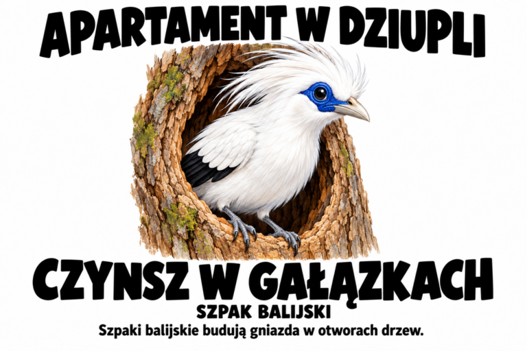 Szpak balijski — APARTAMENT W DZIUPLI