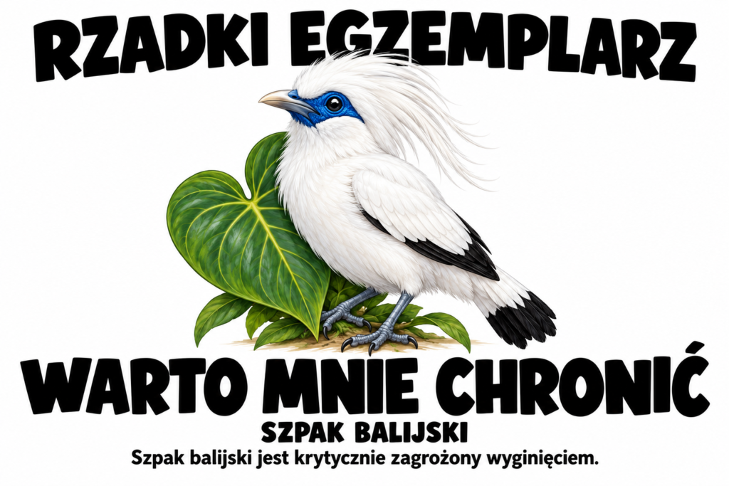 Szpak balijski — RZADKI EGZEMPLARZ