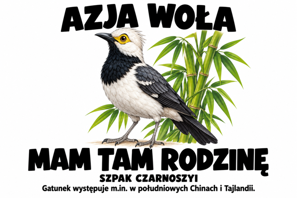 Szpak czarnoszyi — AZJA WOŁA