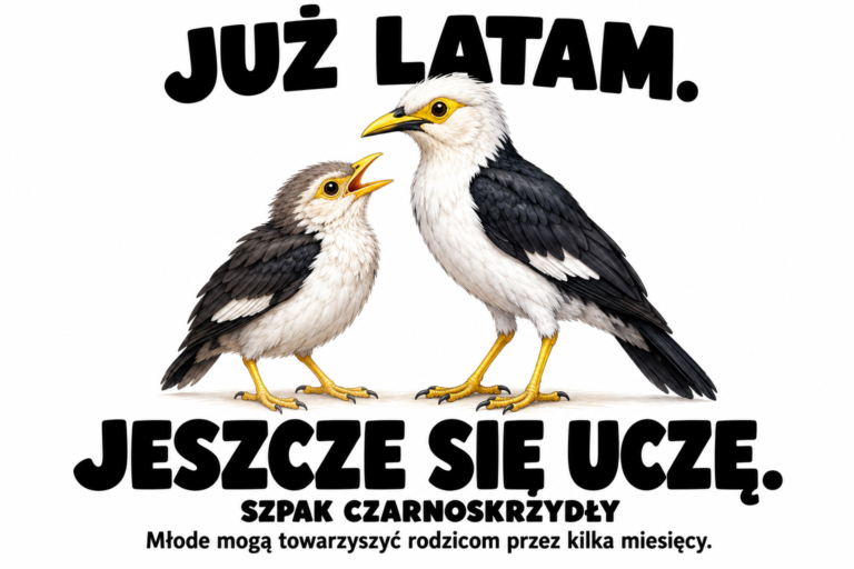 Szpak czarnoskrzydły — JUŻ LATAM