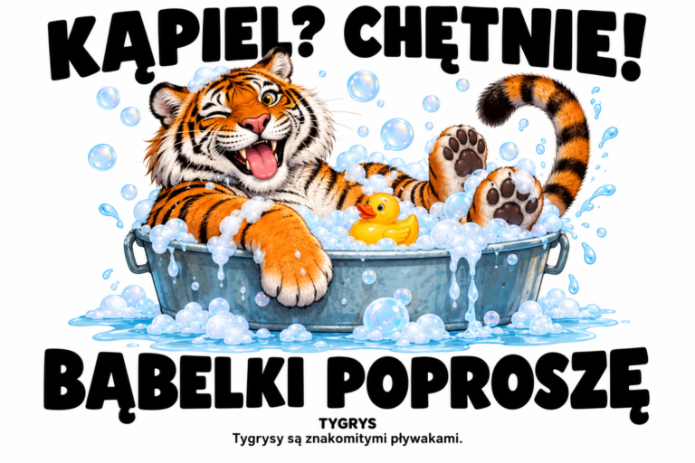 Tygrys — KĄPIEL? CHĘTNIE!